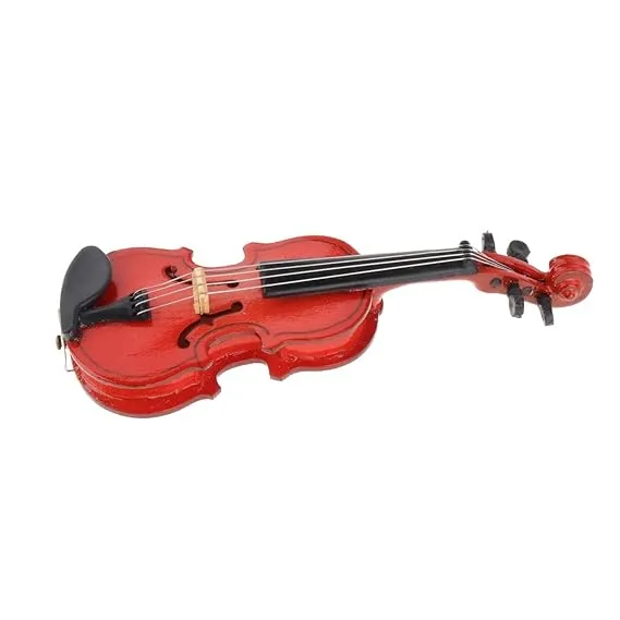 BNF Mini Violin Collectible Musical Instrument Model for Photography Props